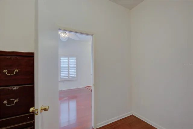 a view of an empty room