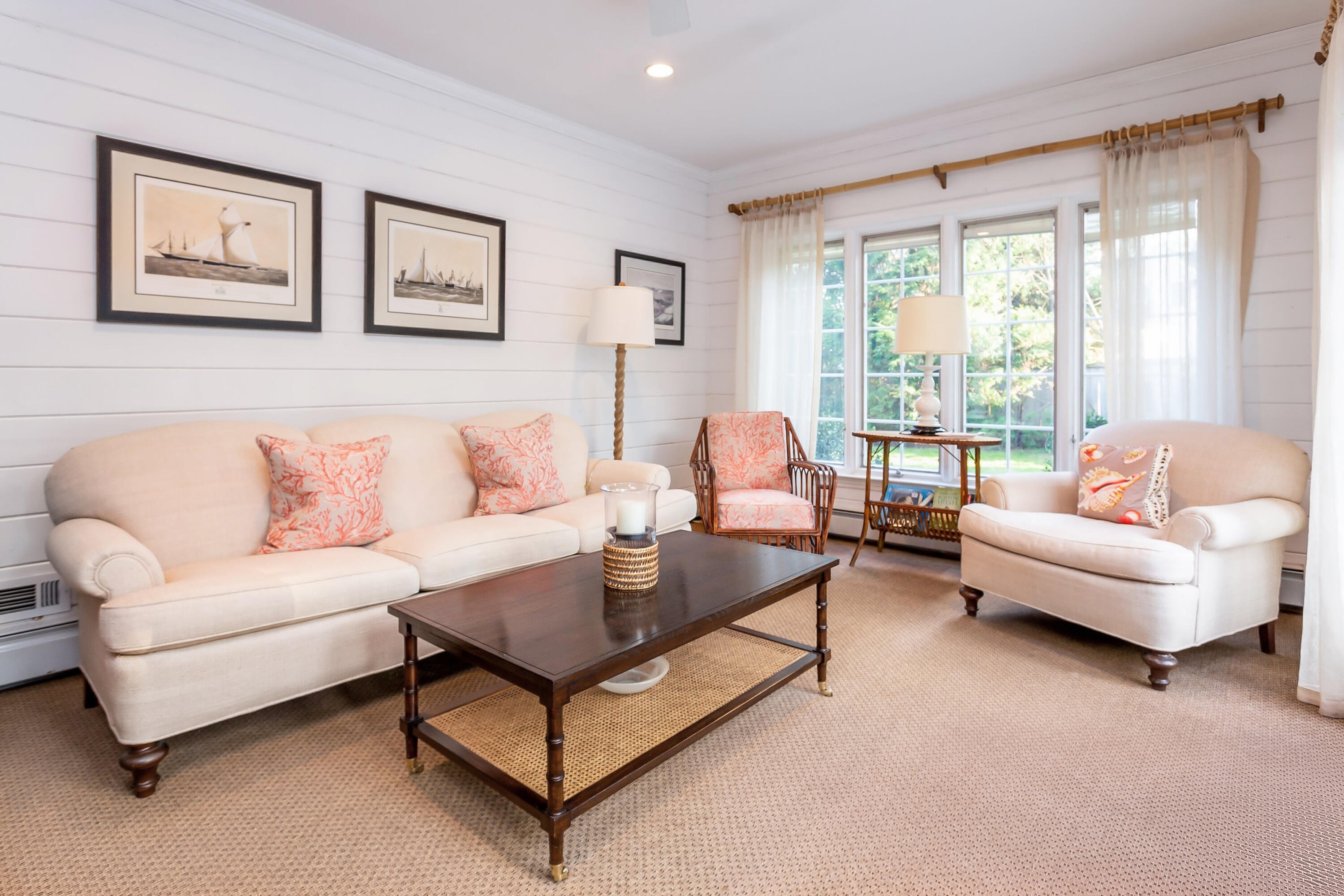 9 Peterick Lane Darien, CT 06820 - Photo 14 of 28 a living room with furniture and a large window