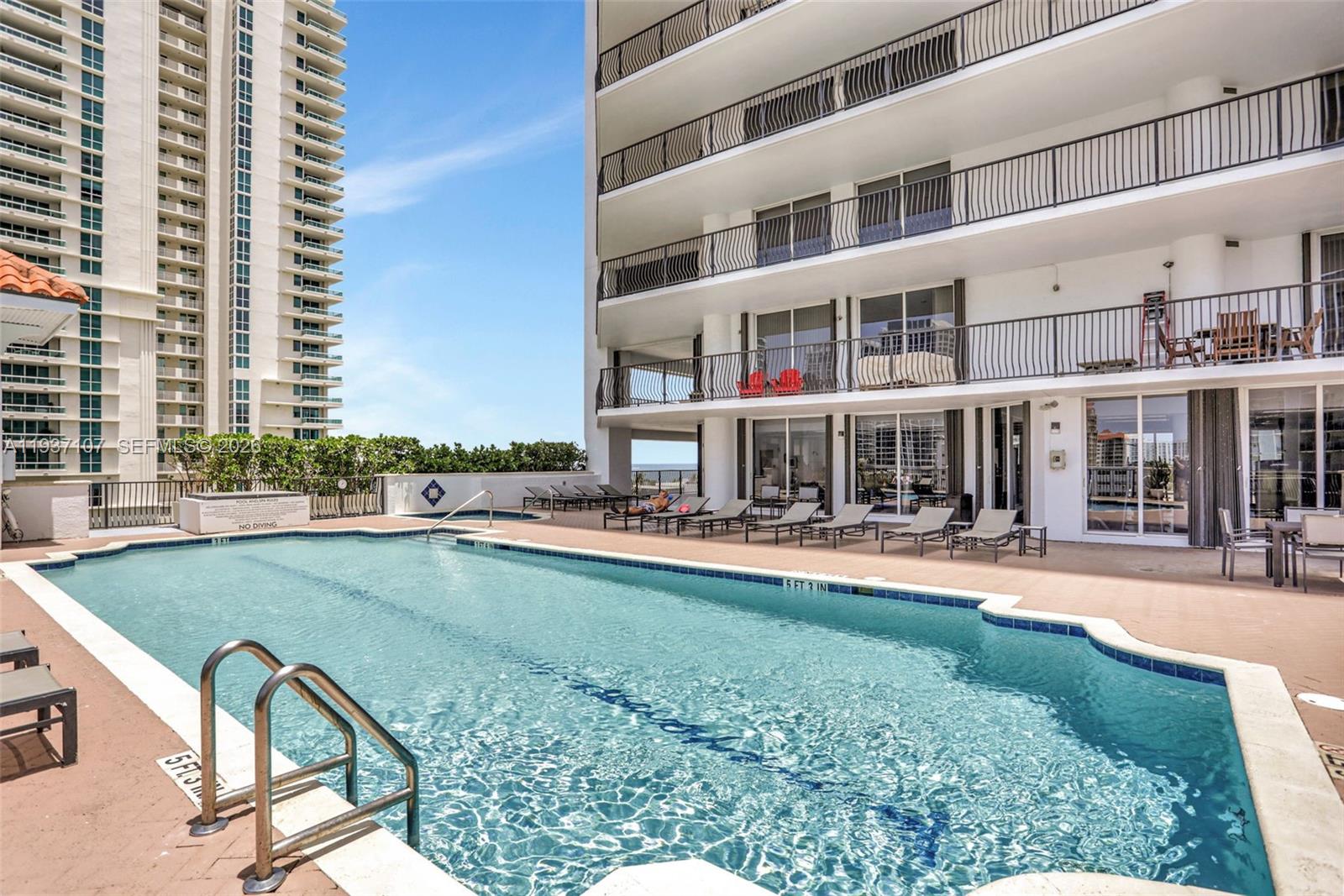 100 South Birch Road, Unit 1103F Fort Lauderdale, FL 33316 - Photo 51 of 80 Pool deck w/ hot tub