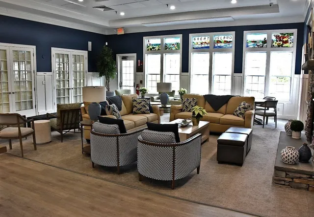 a view of outdoor space with garden and deck