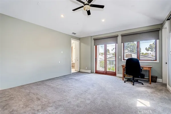 a city view from a balcony