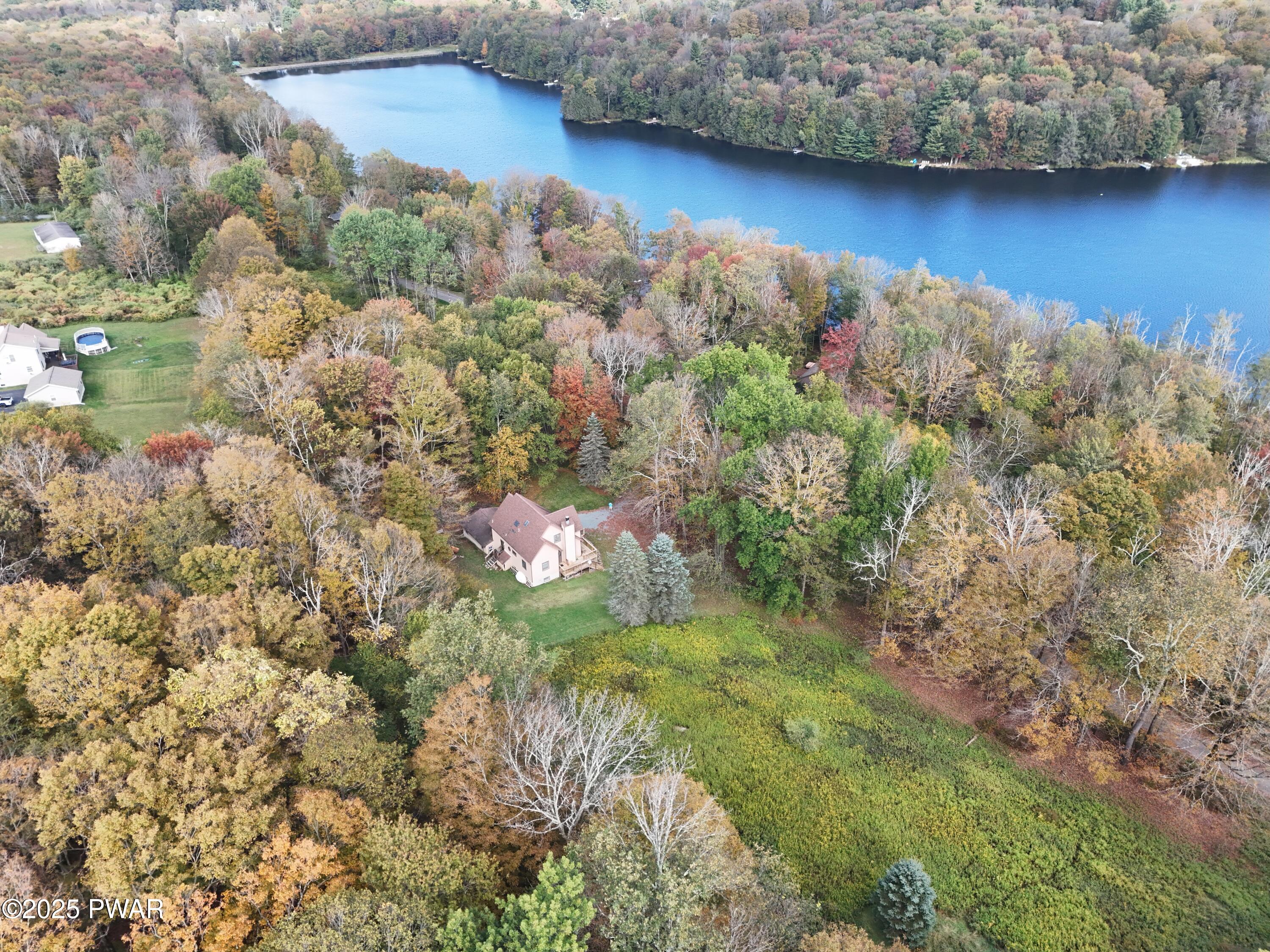 342 Lake Russell Road Newfoundland, PA 18445 - Photo 24 of 37 Aerial View