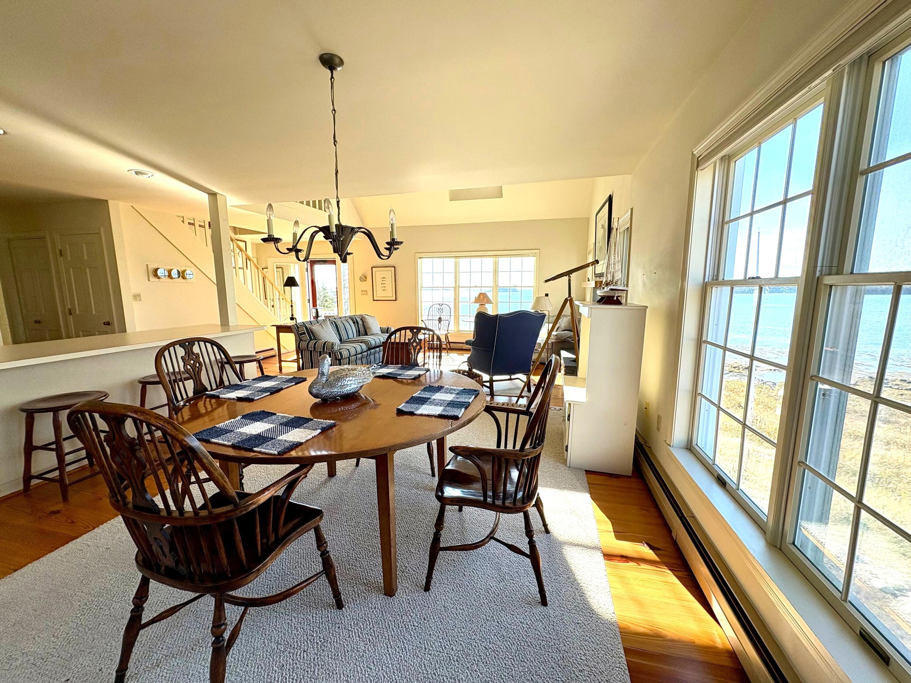 613 Yoho Head Road Machiasport, ME 04655 - Photo 15 of 97 Dining Area Leading to Living Room