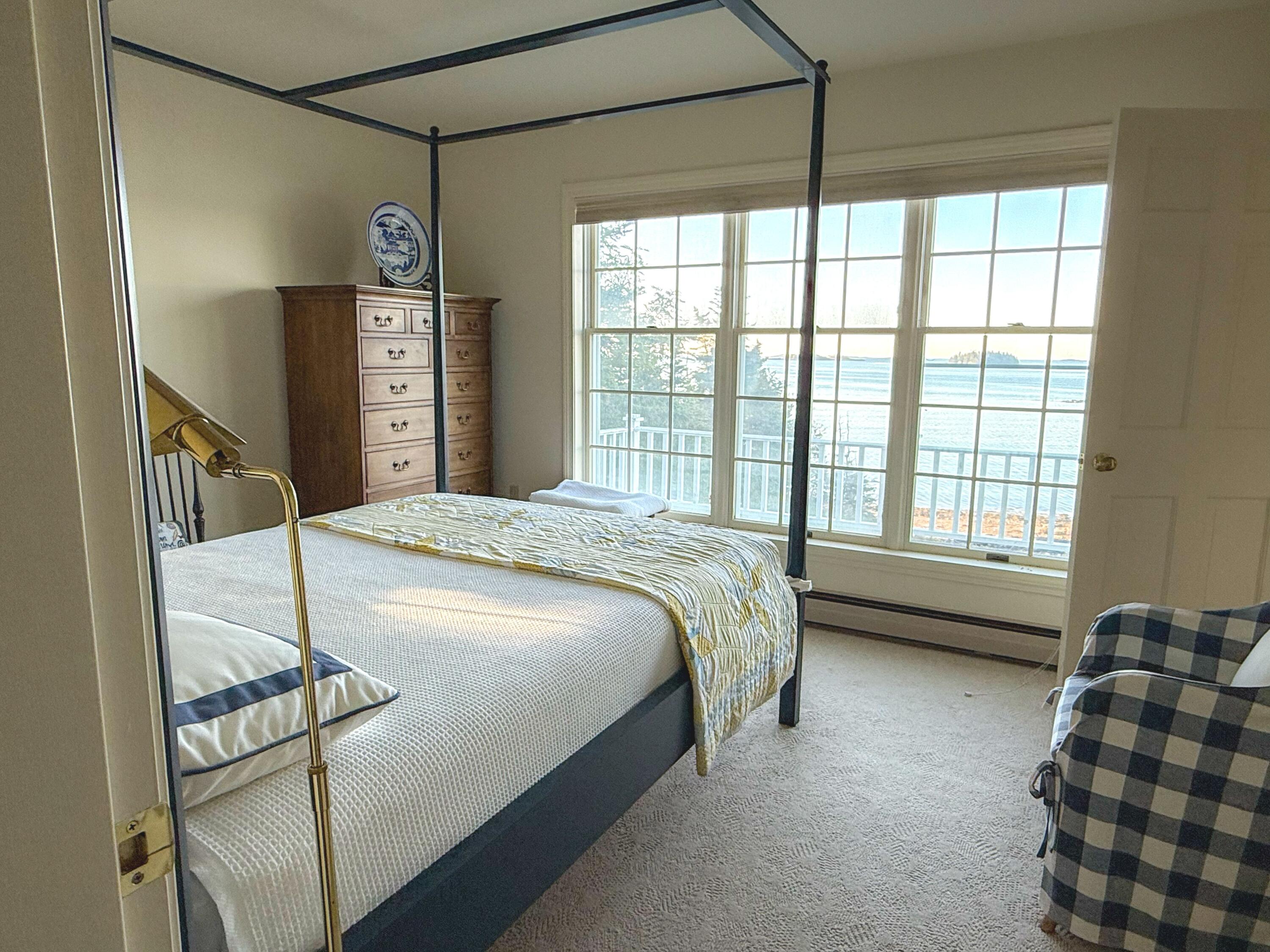 613 Yoho Head Road Machiasport, ME 04655 - Photo 26 of 97 Main Level Bedroom with Ocean View