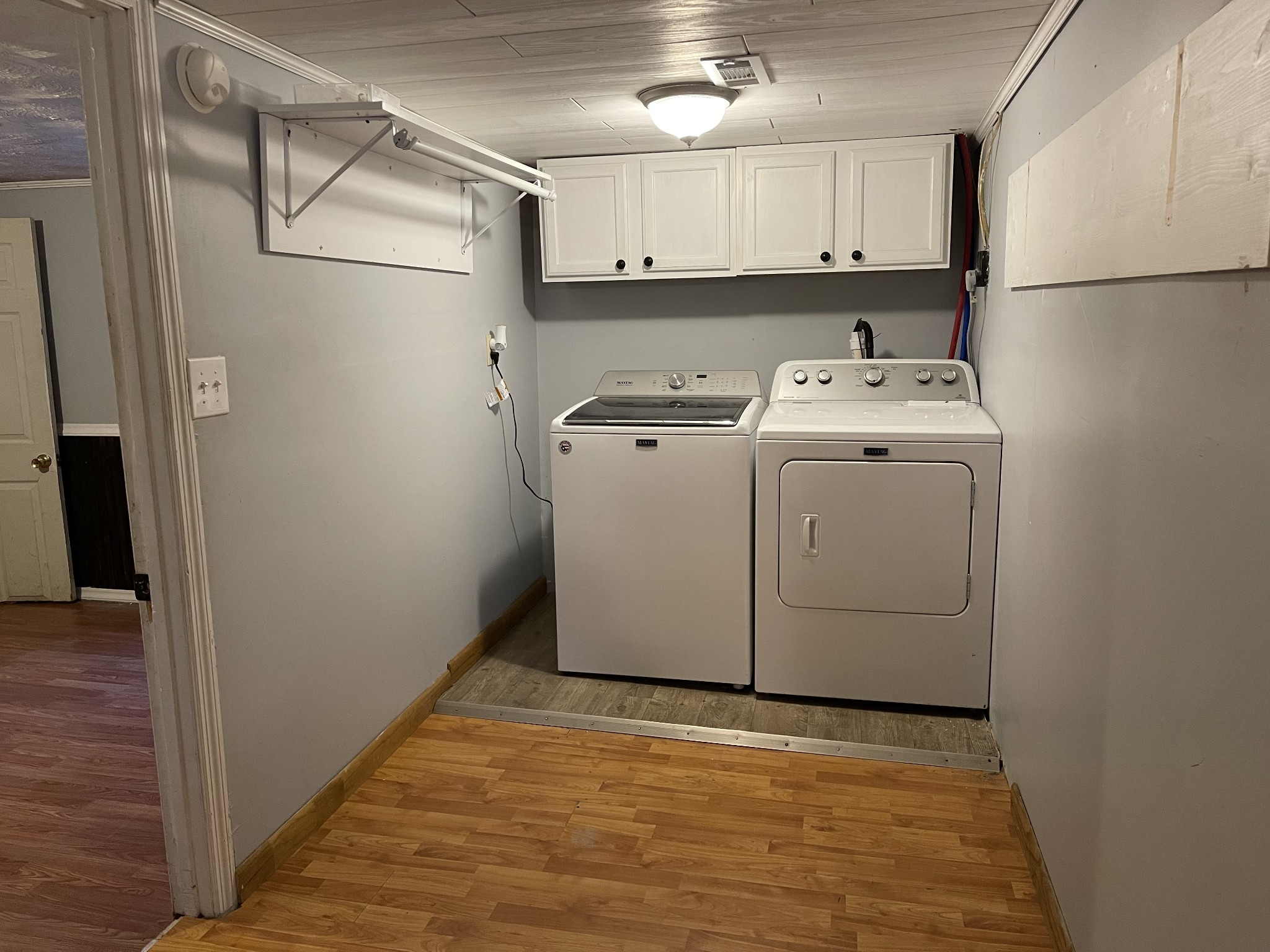312 Gentry Street Tullahoma, TN 37388 - Photo 23 of 29 a view of a storage & utility room with wooden floor
