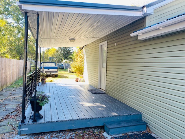 312 Gentry Street Tullahoma, TN 37388 - Photo 27 of 29 a view of a patio with wooden floor