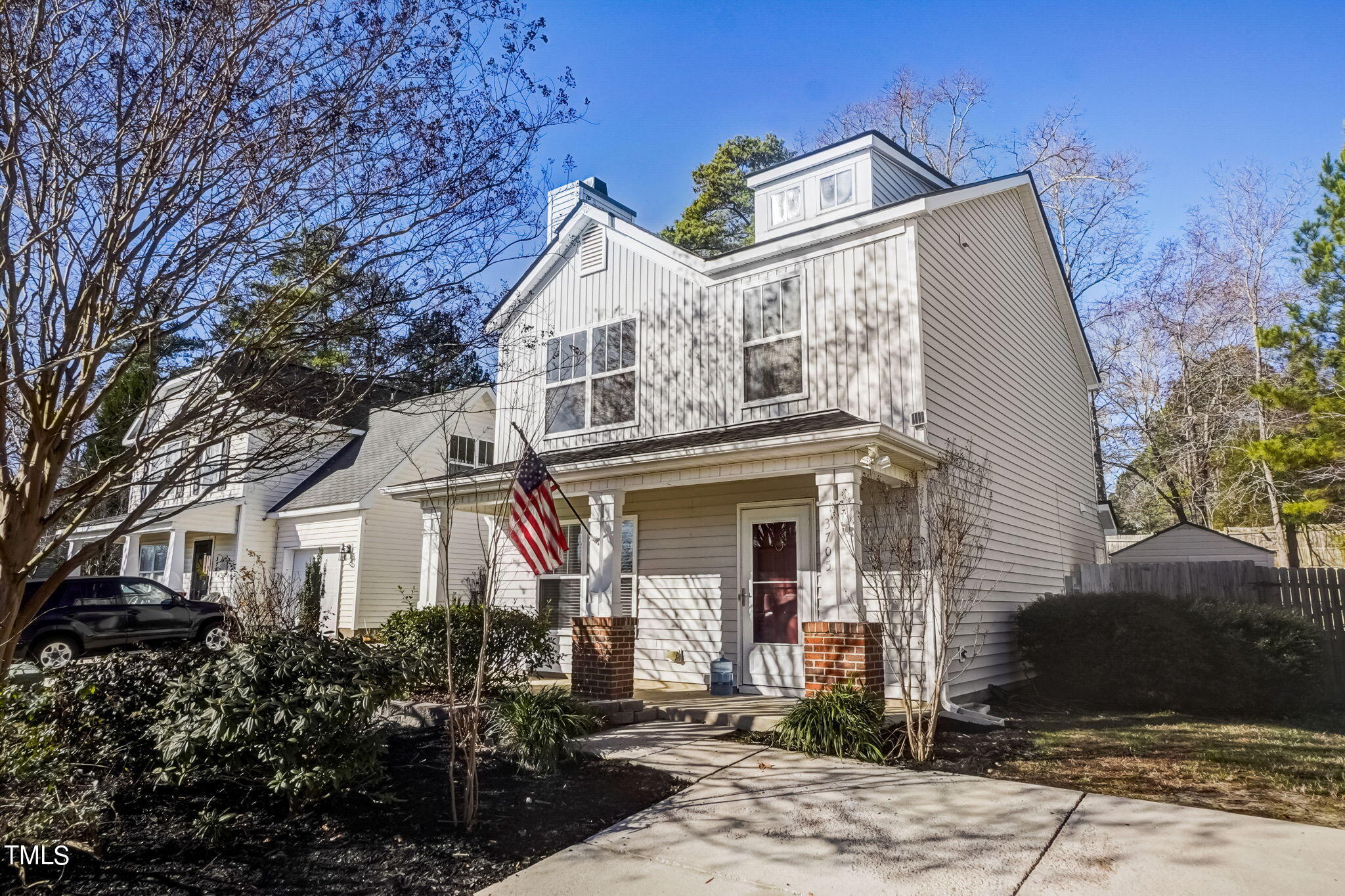 3705 Pinkham Way Raleigh, NC 27616 - Photo 1 of 29 a front view of a house with yard and green space