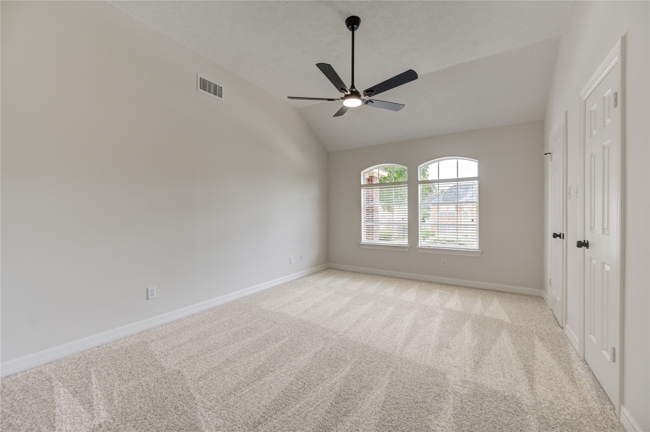 17318 Bonnard Circle Spring, TX 77379 - Photo 35 of 45 Bedroom 4 - All bedrooms have remote-controlled ceiling fans, 2-in blinds, new carpet and padding, new paint and high ceilings.