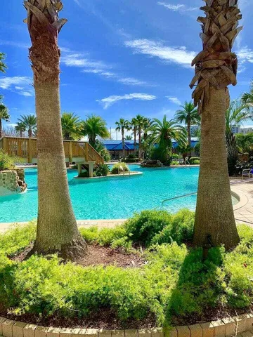 a view of an outdoor space and tennis court