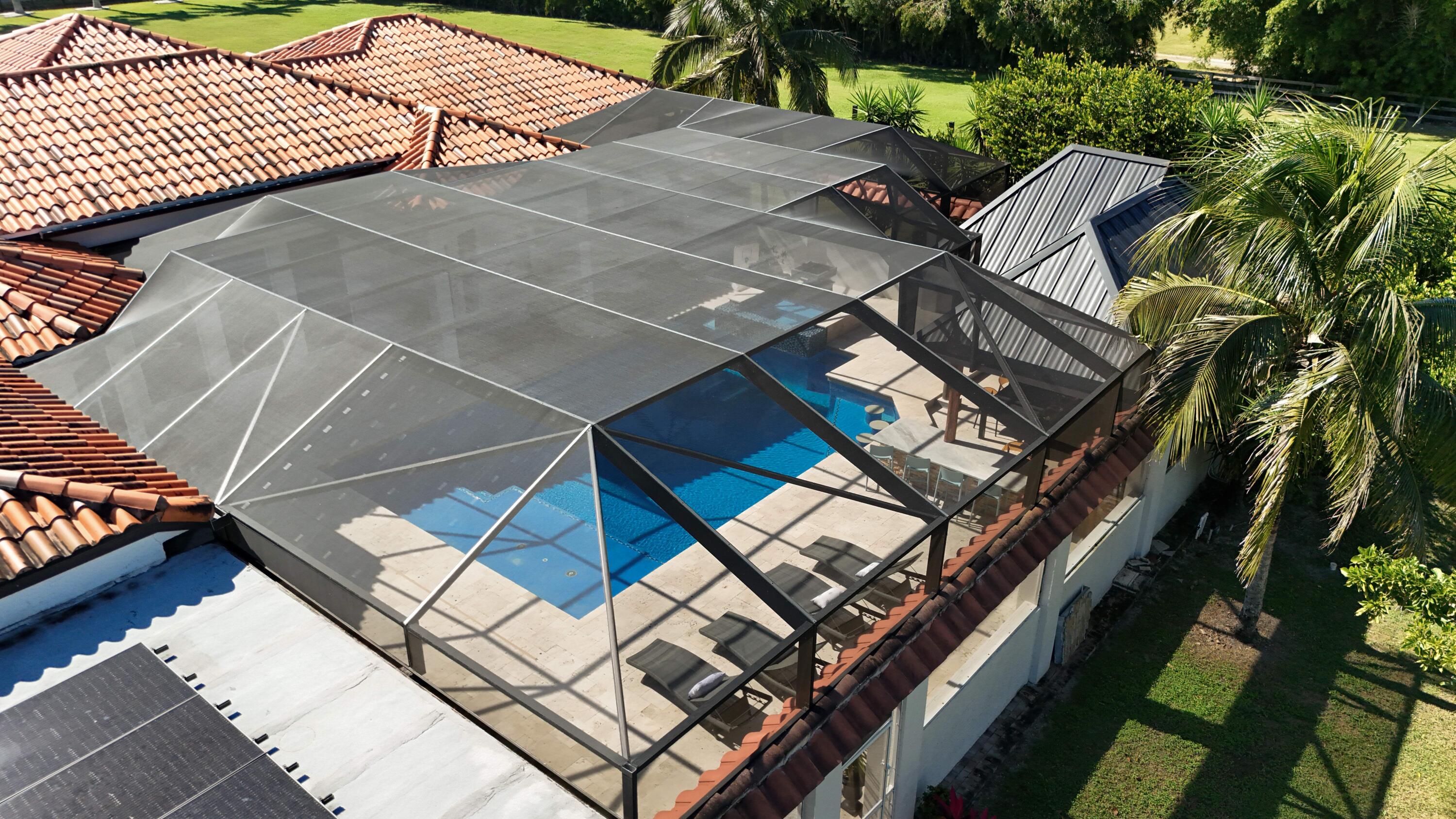 14225 43rd Road North Loxahatchee, FL 33470 - Photo 76 of 108 Pool Drone view 1