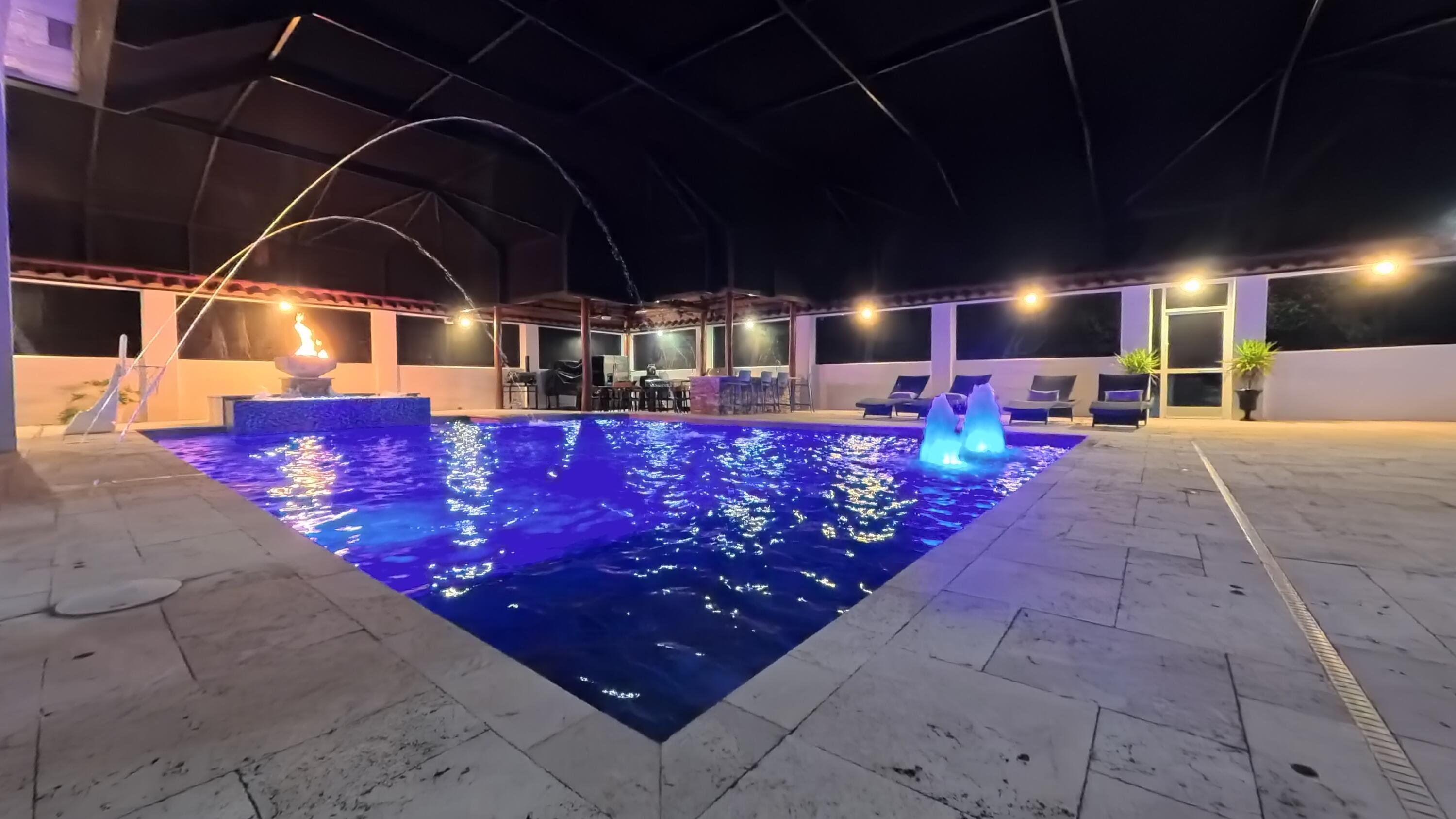 14225 43rd Road North Loxahatchee, FL 33470 - Photo 79 of 108 Pool Night 2