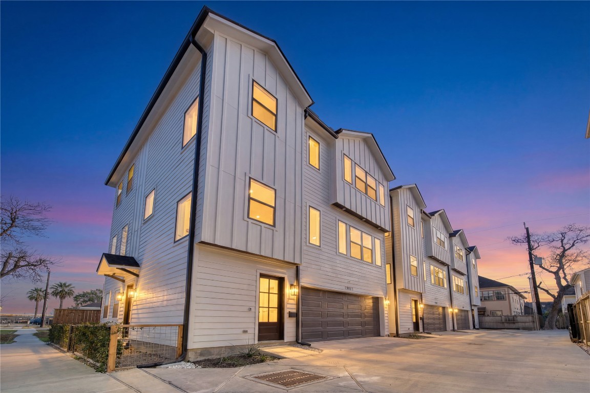 a front view of a building