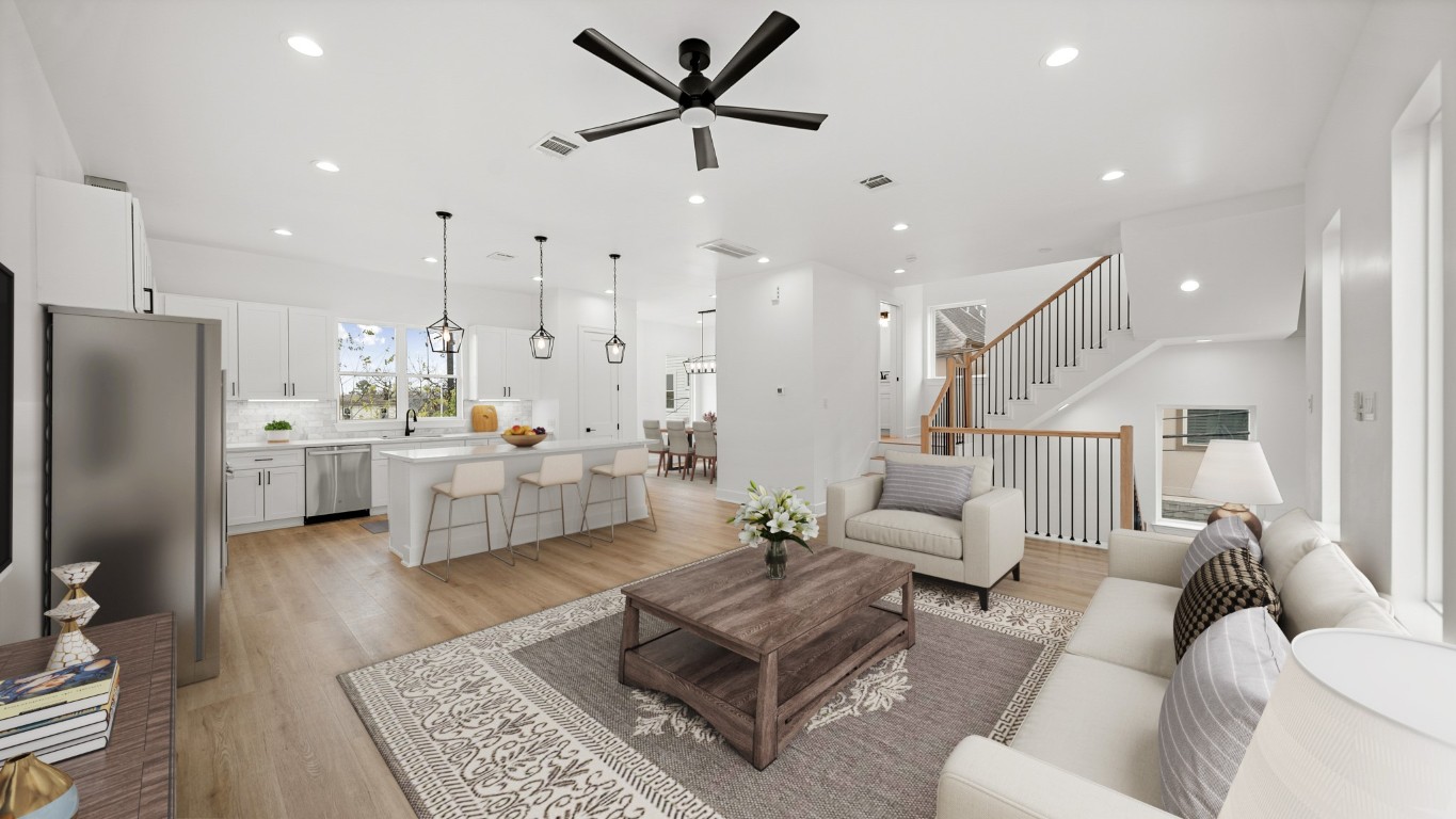 1908 Wheeler Avenue Houston, TX 77004 - Photo 17 of 43 a living room with furniture and a large window