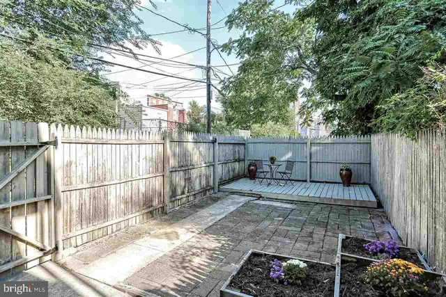 a view of a backyard and a tree