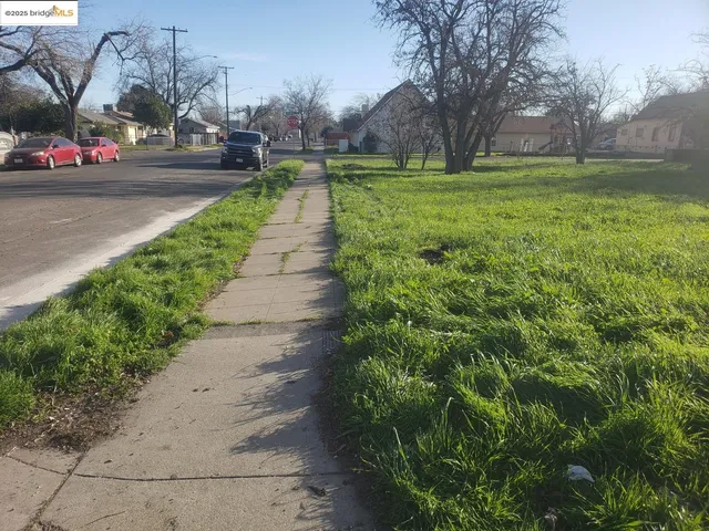 a view of park on side of street