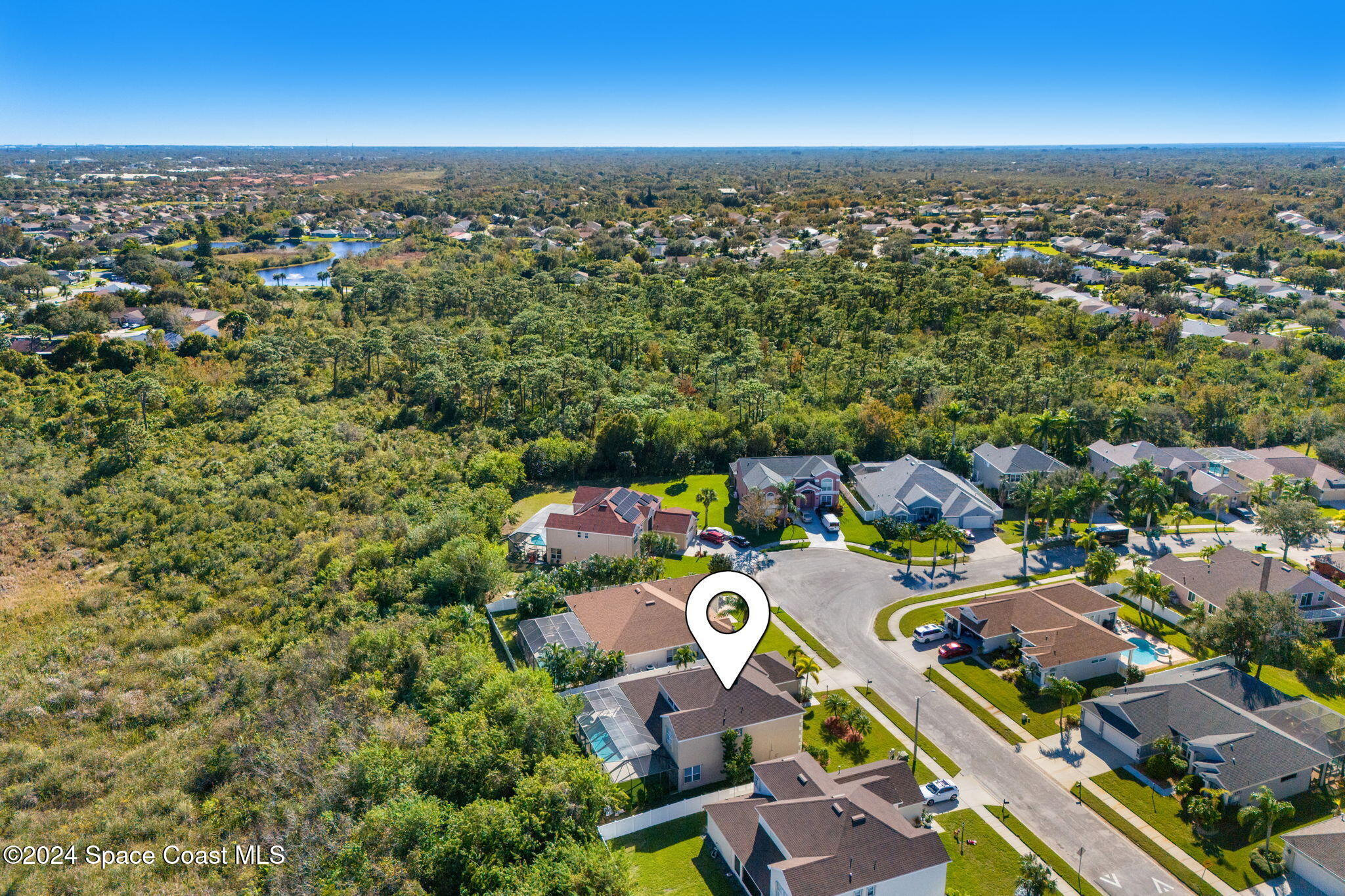 3416 Peninsula Circle Melbourne, FL 32940 - Photo 49 of 61 an aerial view of residential houses with outdoor space