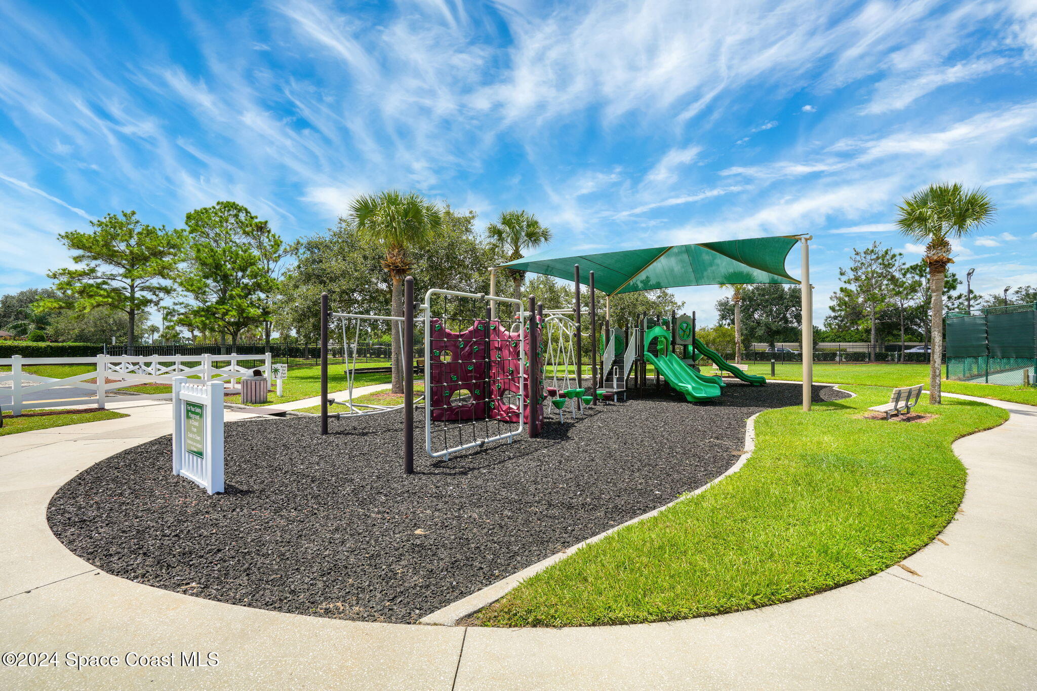 3416 Peninsula Circle Melbourne, FL 32940 - Photo 55 of 61 a view of a park with slides