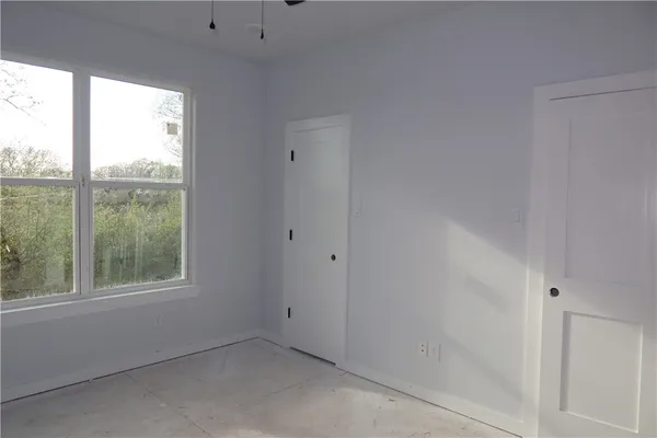 a bathroom with a sink and vanity
