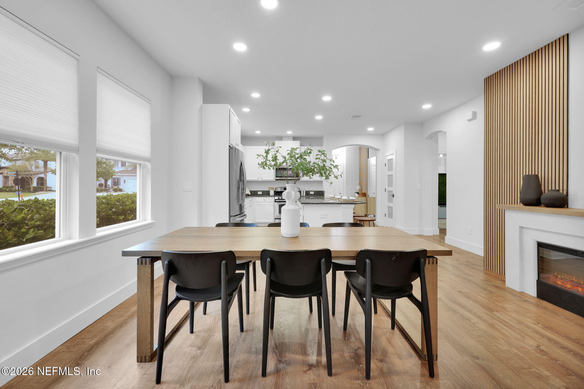 180 Taylor Ridge Avenue Ponte Vedra, FL 32081 - Photo 18 of 88 Dining room with electric fireplace