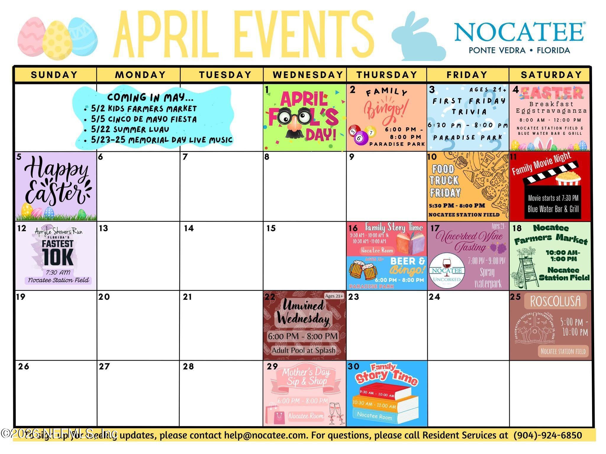 180 Taylor Ridge Avenue Ponte Vedra, FL 32081 - Photo 54 of 88 Noc April Calendar