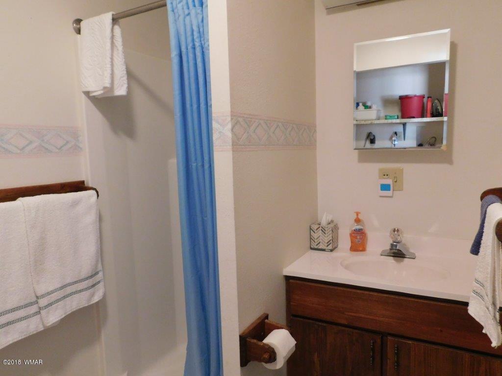 2021 Lumber Valley Road Overgaard, AZ 85933 - Photo 14 of 39 a bathroom with a sink and a mirror