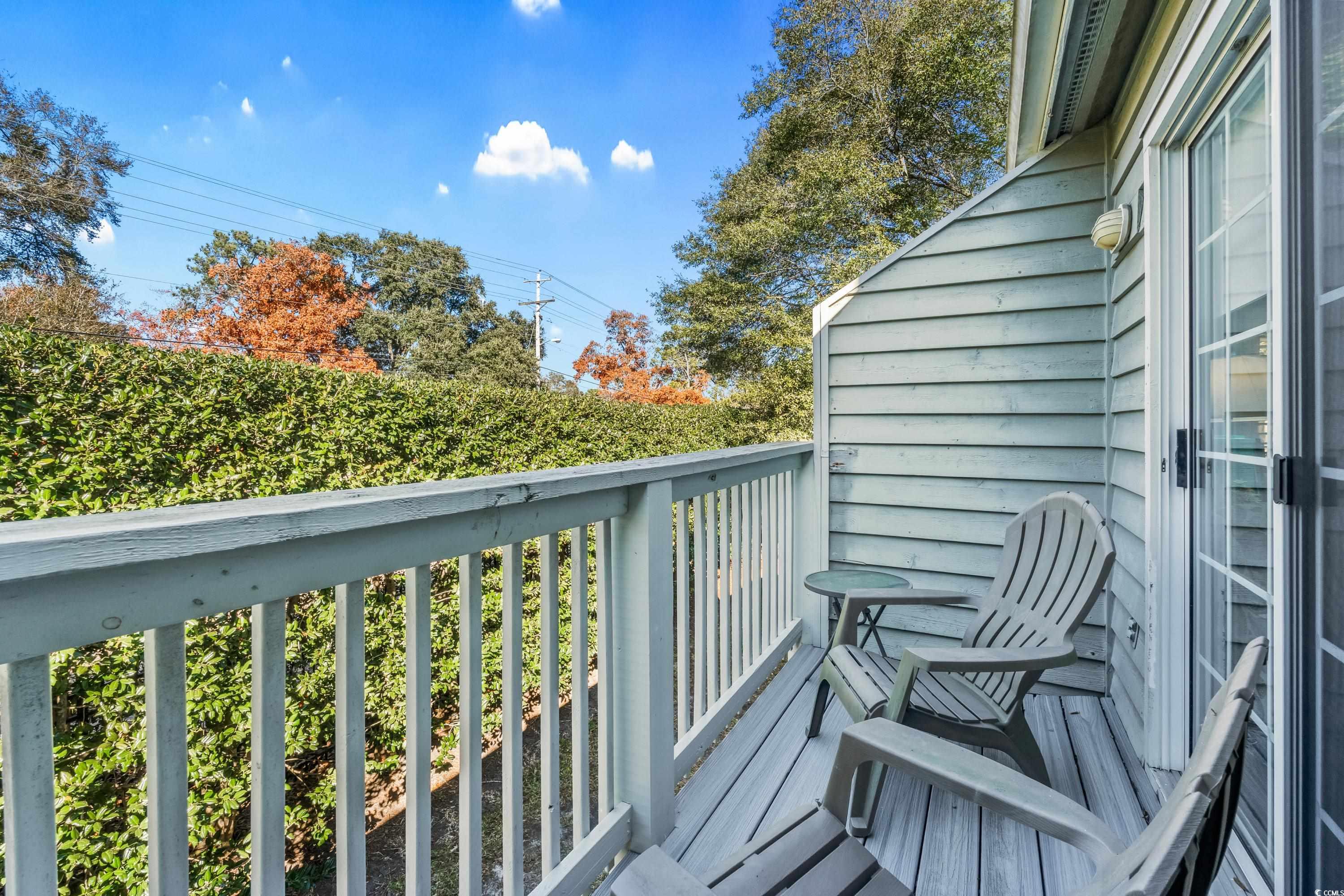 304 Cumberland Terrace, Unit 2F Myrtle Beach, SC 29572 - Photo 22 of 40 View of balcony
