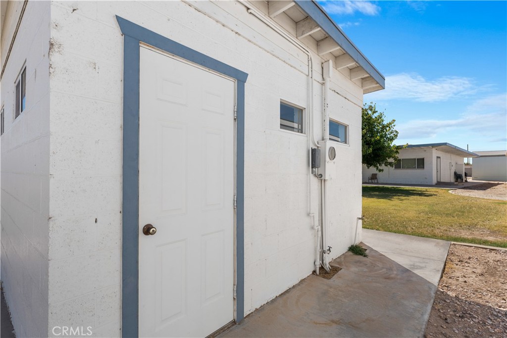 5900 Colorado River Road, Unit 18 Blythe, CA 92225 - Photo 36 of 58 Community laundry facility across the street from house