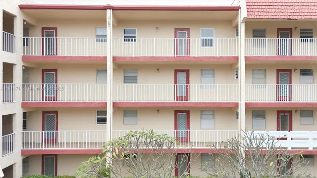 a front view of a residential apartment building