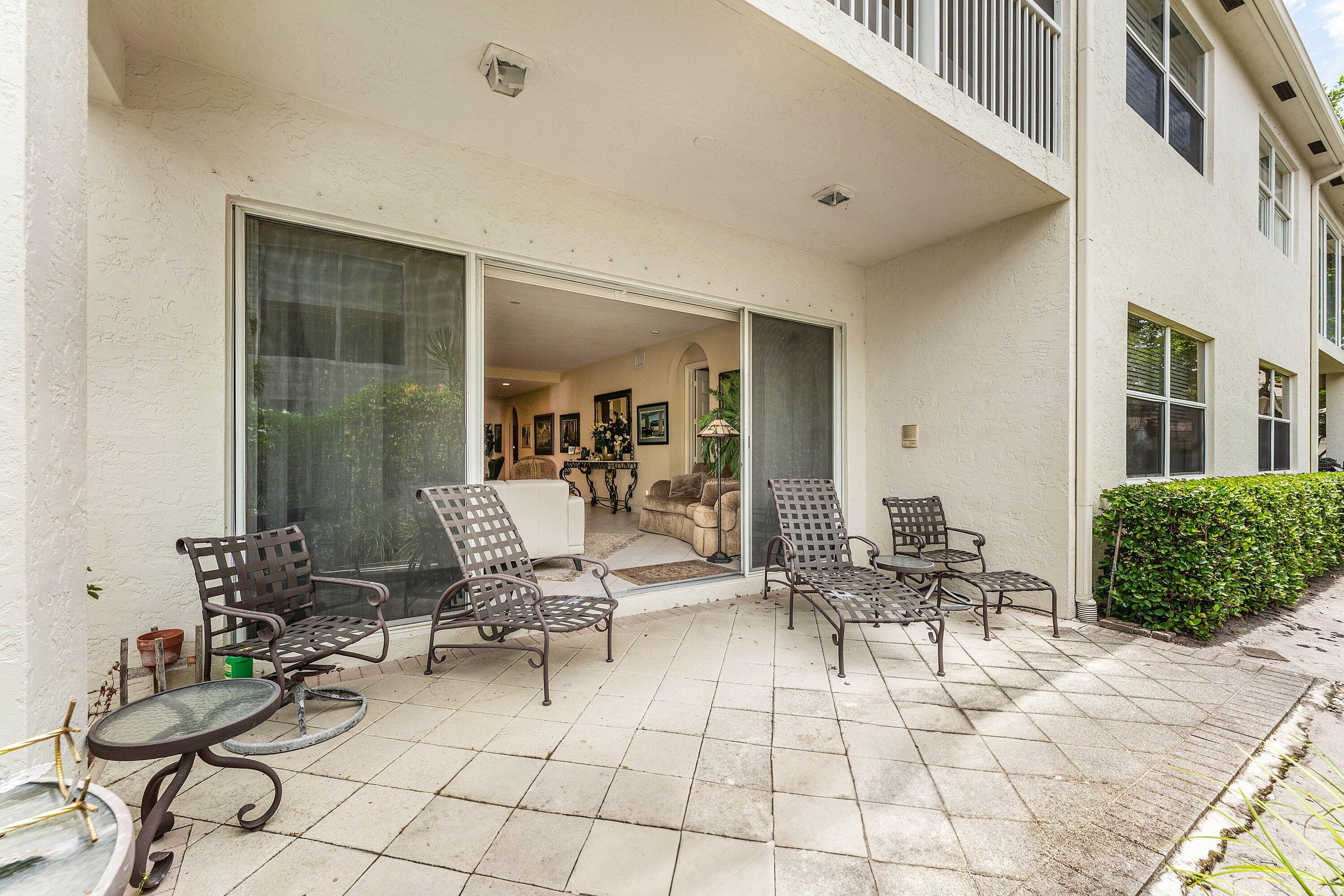 6166 Island Walk, Unit B Boca Raton, FL 33496 - Photo 21 of 45 Covered Patio