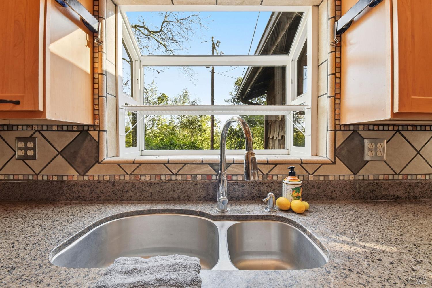 6825 Enterprise Road Glen Ellen, CA 95442 - Photo 12 of 51 a kitchen sink with a granite countertop window and a sink
