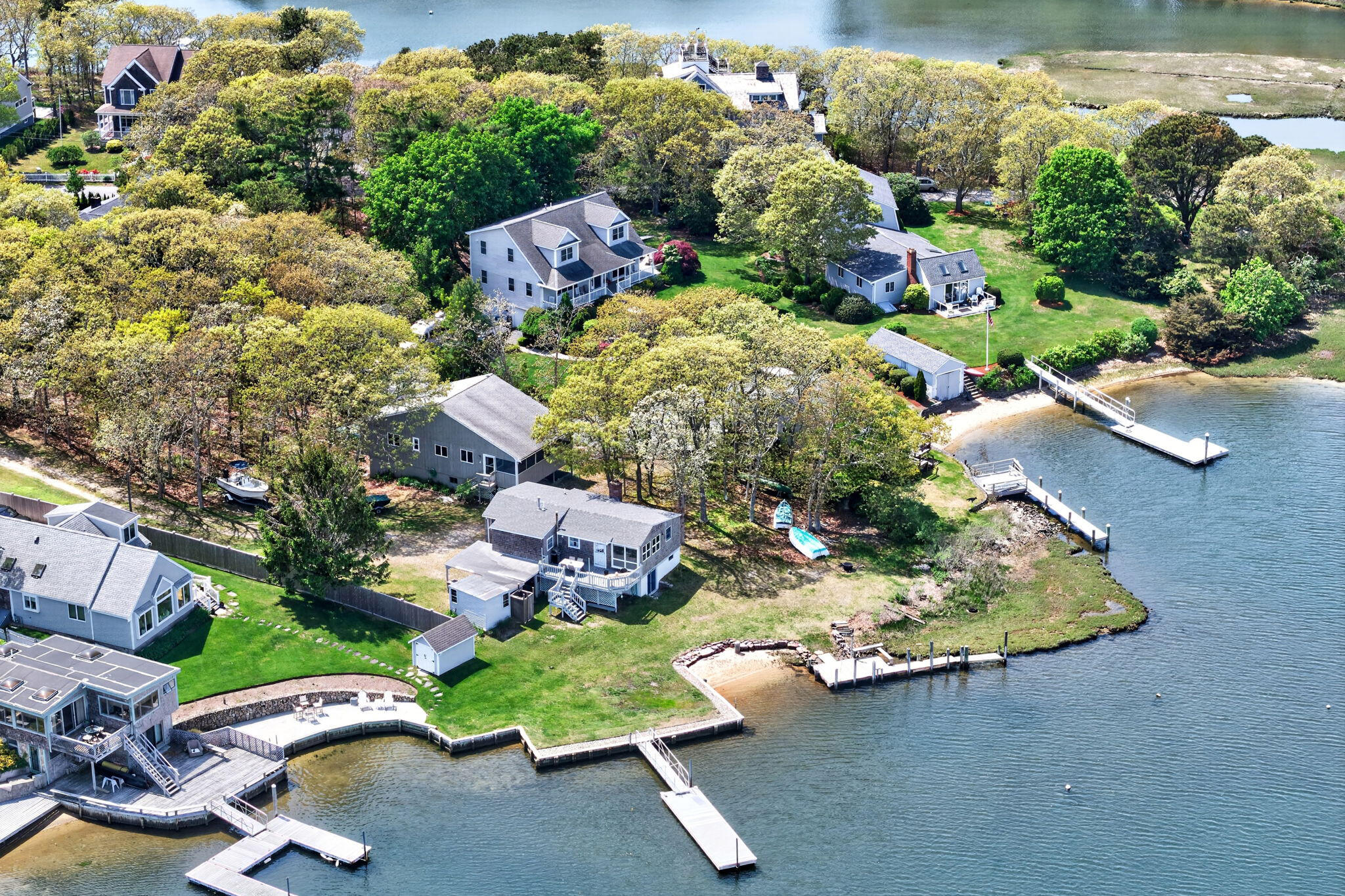 11 Clamshell Lane Mashpee, MA 02649 - Photo 37 of 43 an aerial view of a garden
