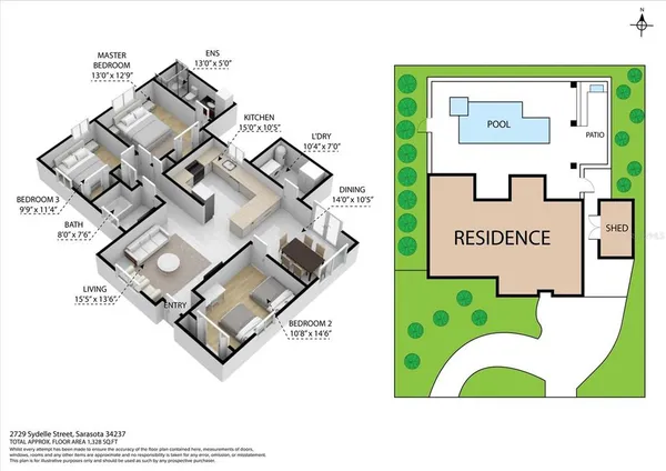 $10,000 | 2729 Sydelle Street, Sarasota, FL 34237