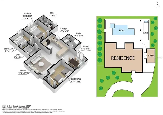 $10,000 | 2729 Sydelle Street, Sarasota, FL 34237