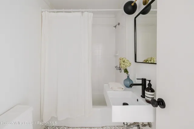 a bathroom with a sink