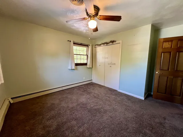 an outdoor space with seating