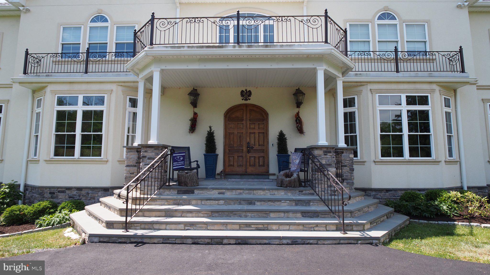274 Pineville Road Newtown, PA 18940 - Photo 3 of 112 Elegant entrance with grand steps.