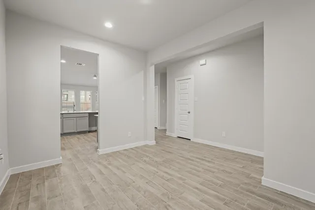 wooden floor in an empty room