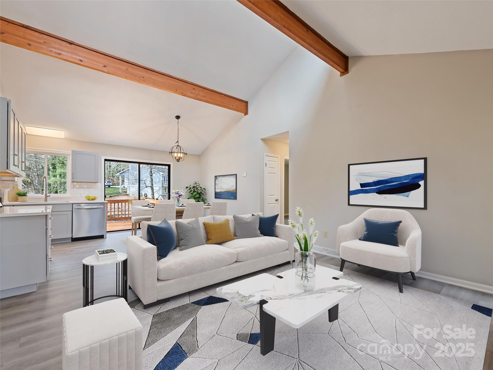 10 New Bern Drive Fletcher, NC 28732 - Photo 2 of 30 a living room with furniture and a large window