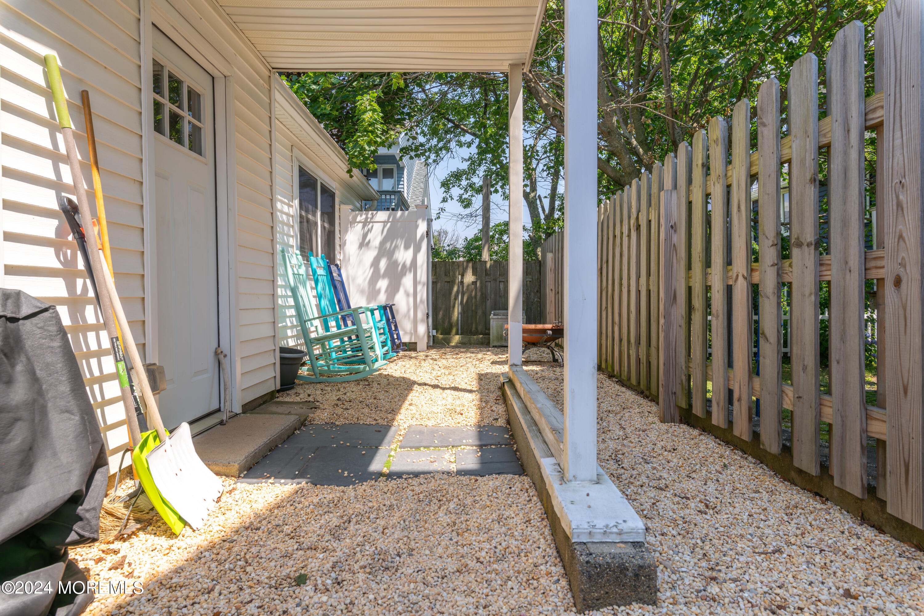 19 Via Ripa Way Sea Bright, NJ 07760 - Photo 29 of 37 a view of a house with backyard and wooden fence