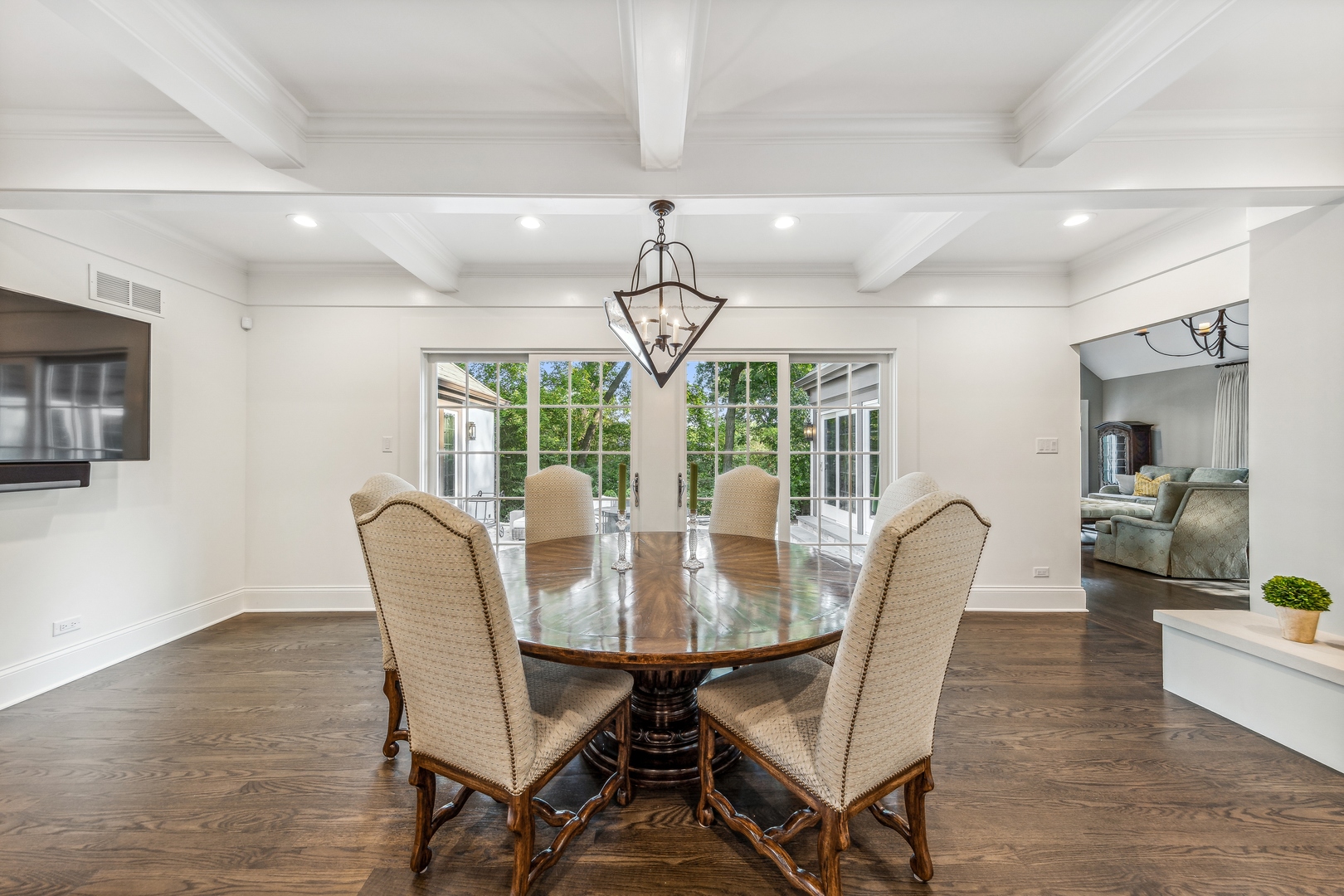 202 Burr Ridge Club Burr Ridge, IL 60527 - Photo 11 of 31 a view of a dining room with furniture window and outside view