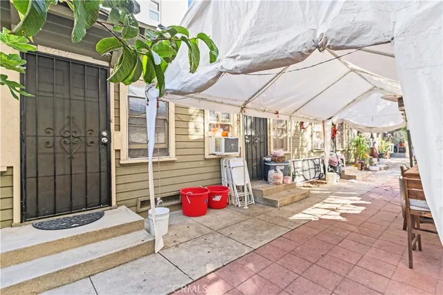 a view of outdoor space and patio