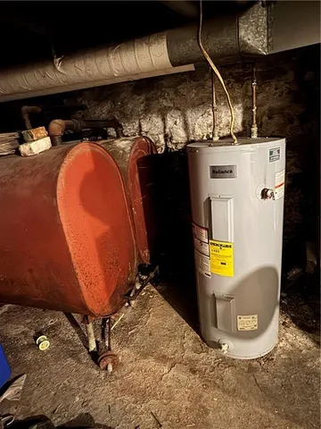 a view of a storage room