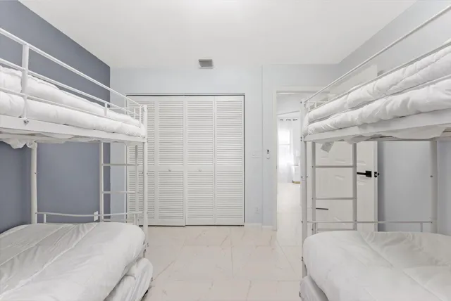 a view of a backyard with a garden