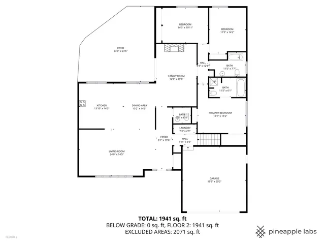 a picture of a bench in a building