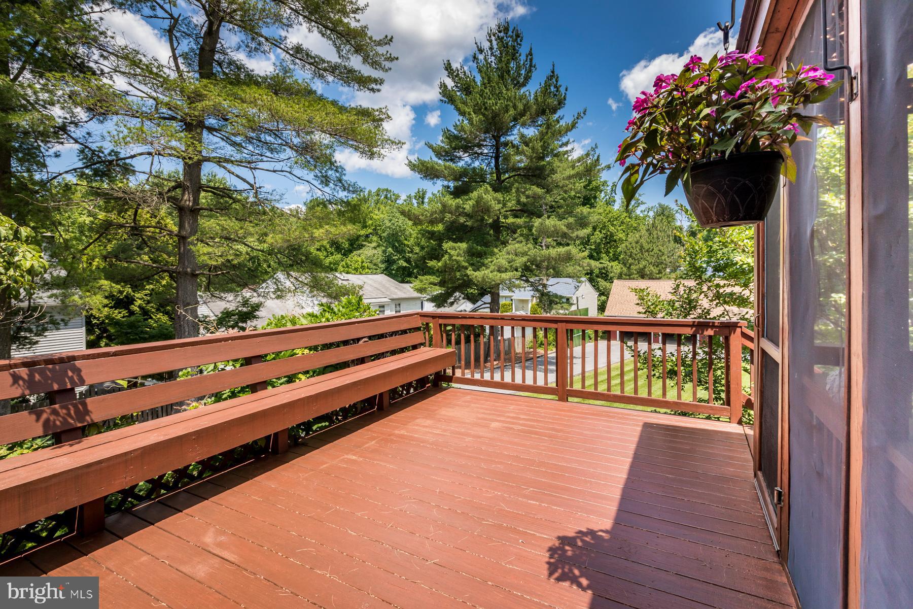 9732 Whiskey Bottom Road Laurel, MD 20723 - Photo 48 of 63 Also a very large open deck with built-in bench