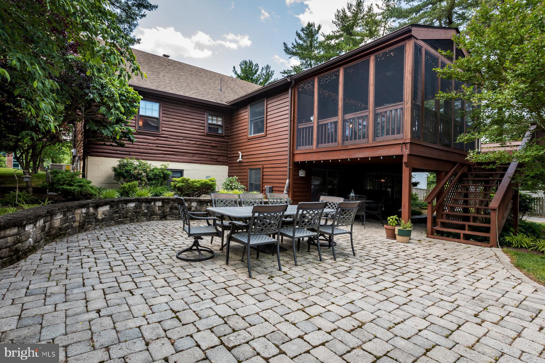 9732 Whiskey Bottom Road Laurel, MD 20723 - Photo 50 of 63 Custom paver rear patio