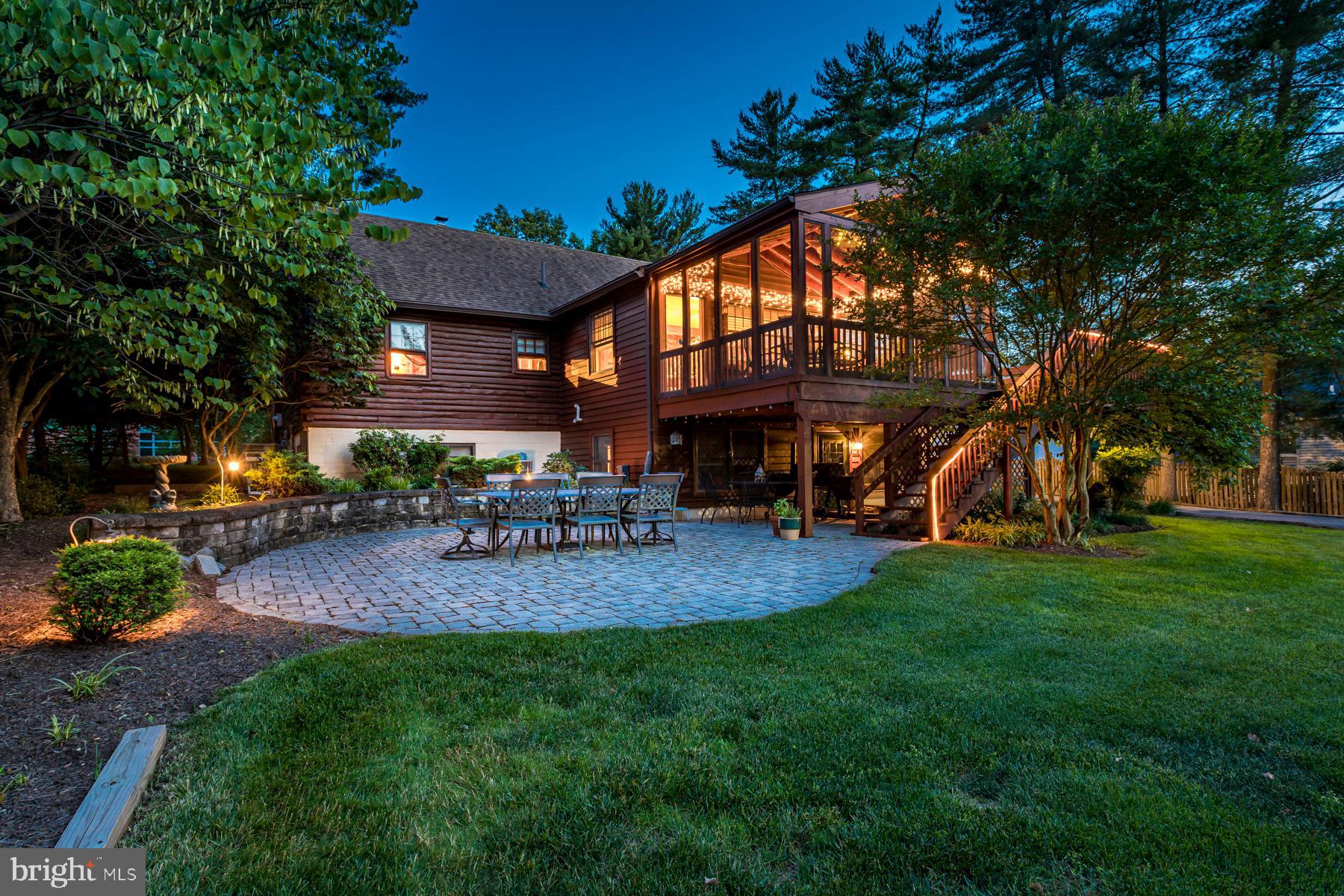 9732 Whiskey Bottom Road Laurel, MD 20723 - Photo 63 of 63 Twilight photo of side/rear of the home.