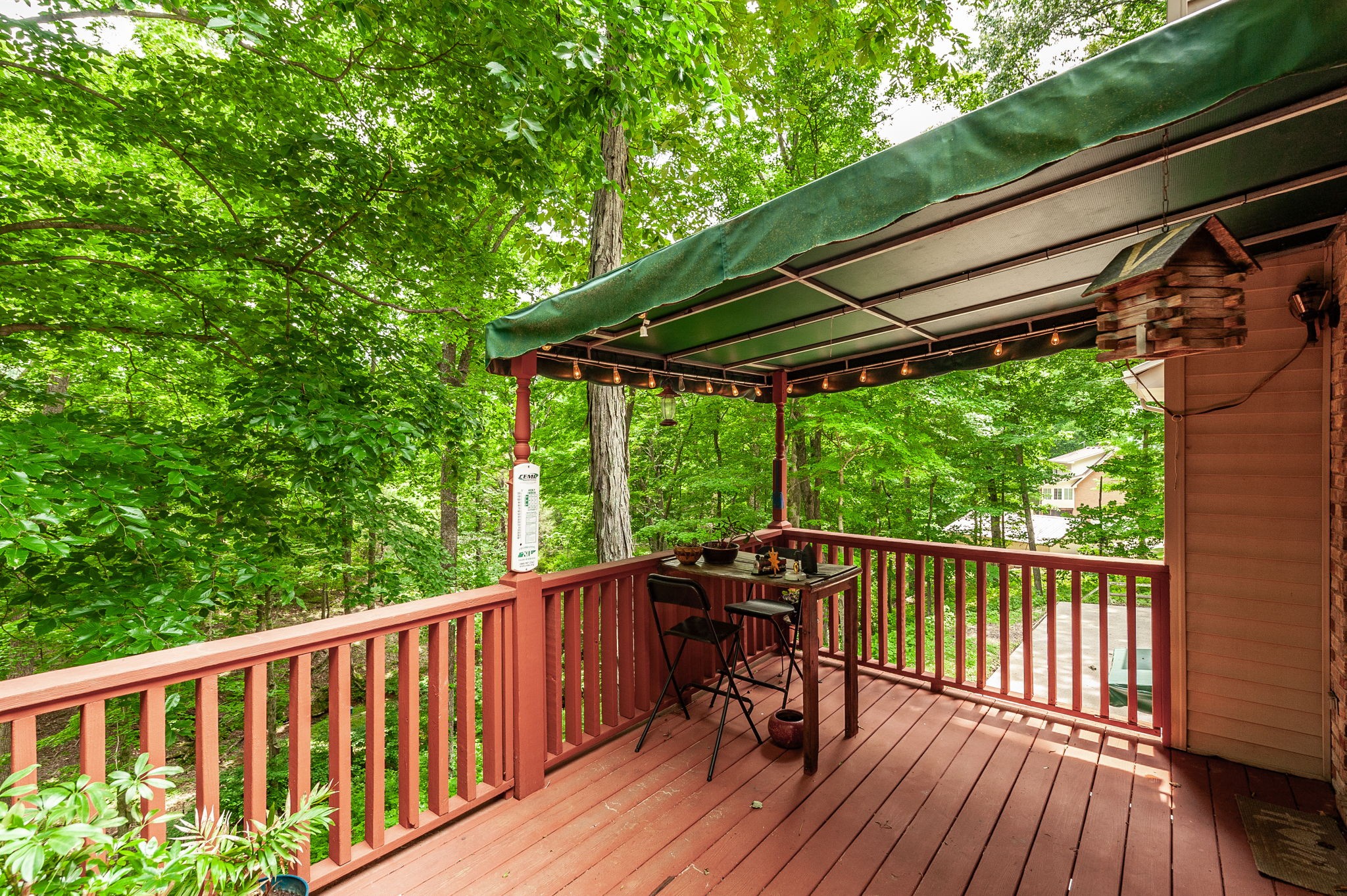6513 North Mt Pleasant Road Greenbrier, TN 37073 - Photo 19 of 54 a view of a wooden deck and a backyard