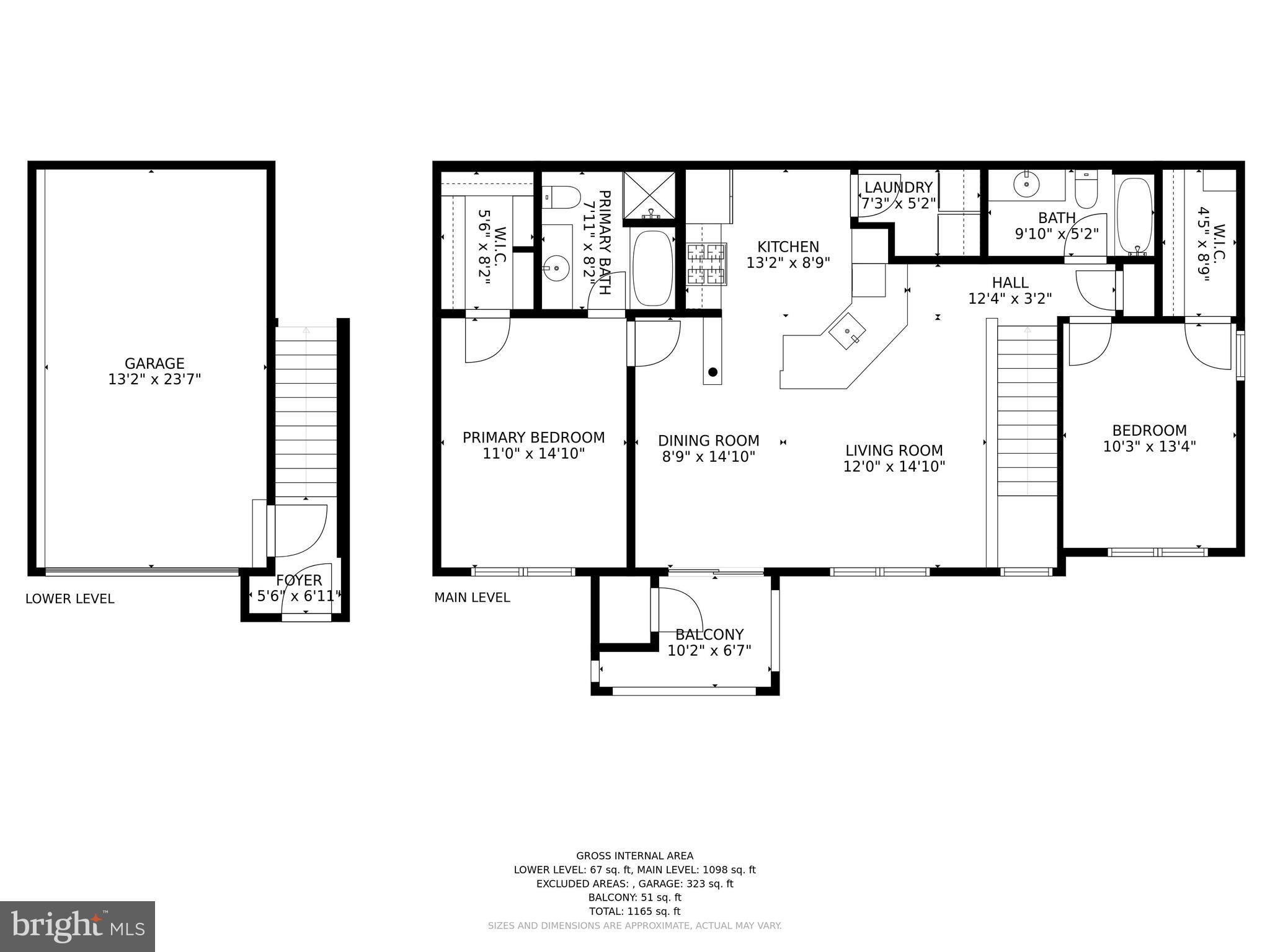 10706 Symphony Way, Unit 208 Columbia, MD 21044 - Photo 48 of 49 Floor Plan