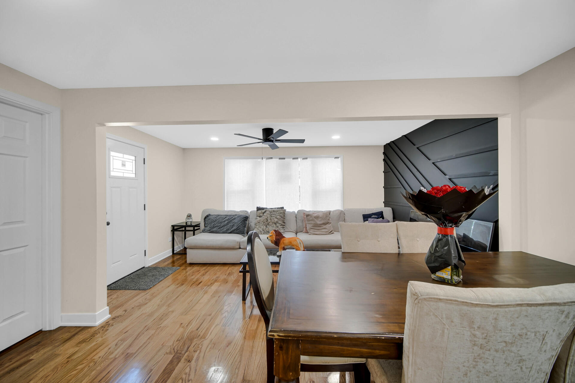 2232 Roosevelt Place Gary, IN 46404 - Photo 4 of 21 a living room with furniture and wooden floor